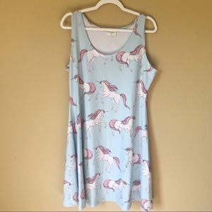 Unicorn skater dress